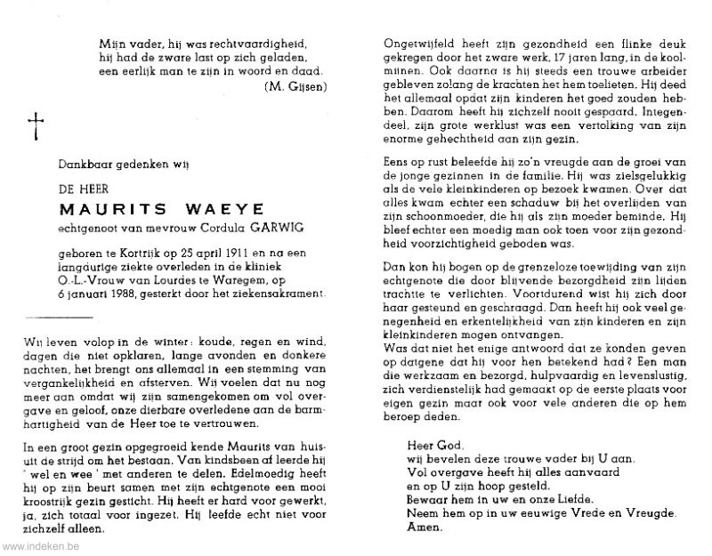 Maurits Hector Waeye