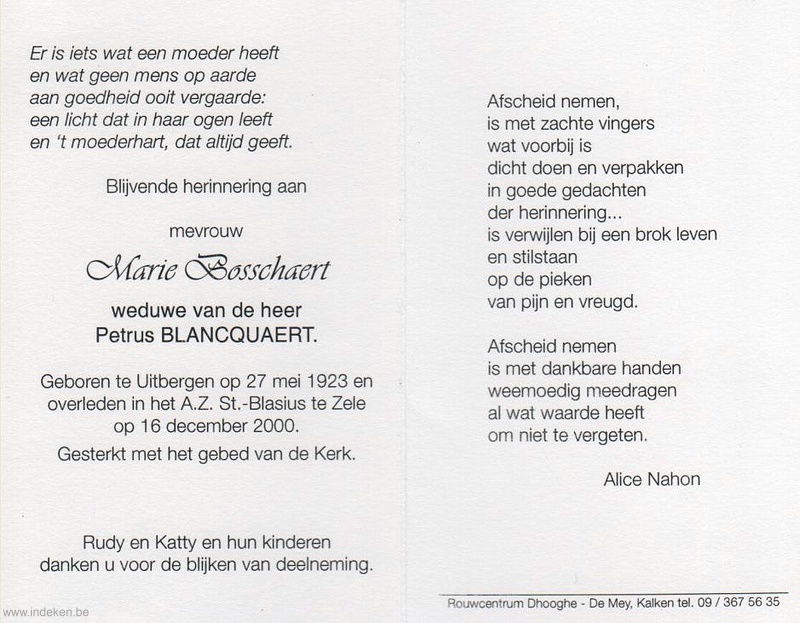 Marie Bosschaert