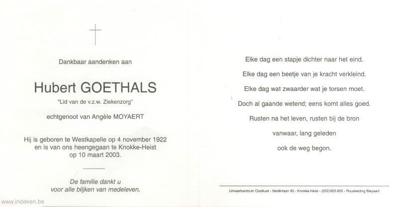 Hubert Goethals