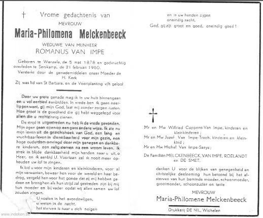 Maria Philomena Melckenbeeck