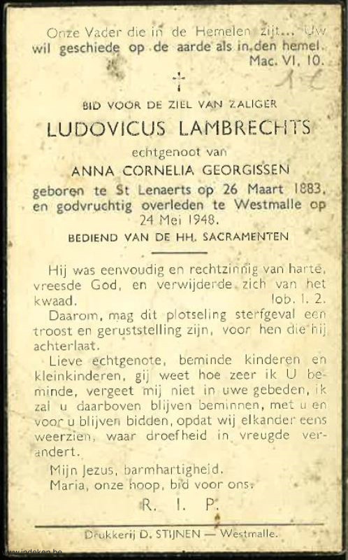 Ludovicus Henricus Lambrechts