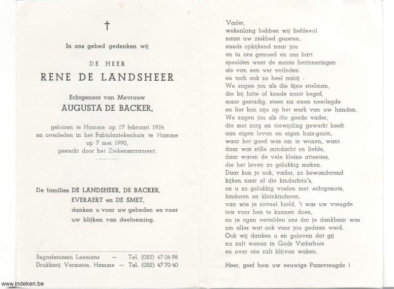 Rene De Landsheer