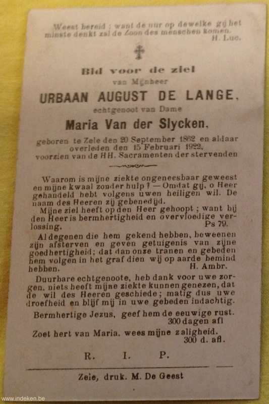 Urbaan August De Lange