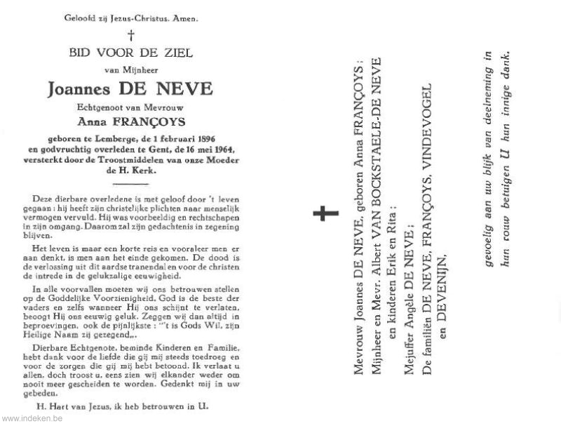 Joannes De Neve