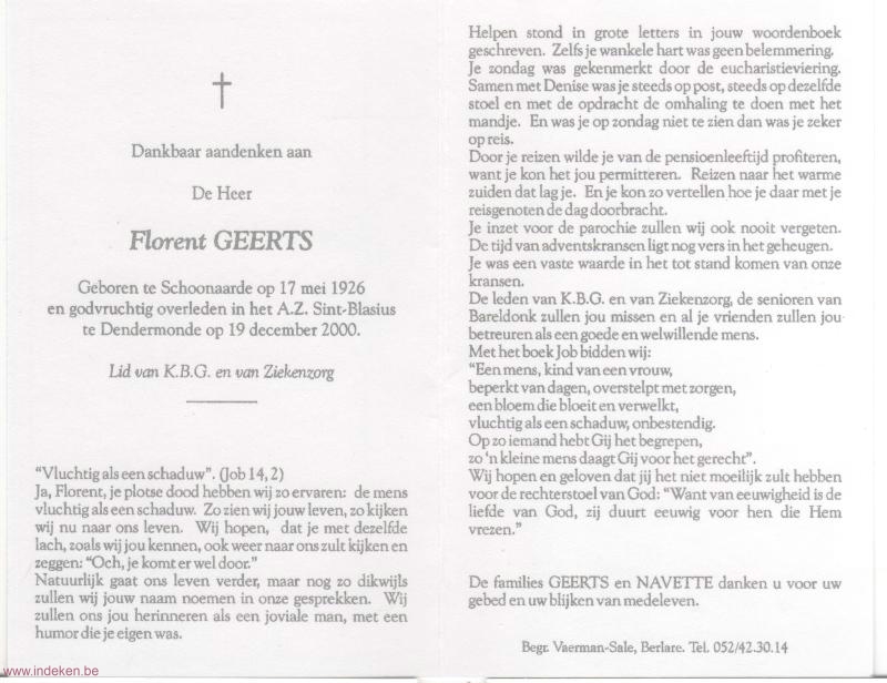 Florent Geerts
