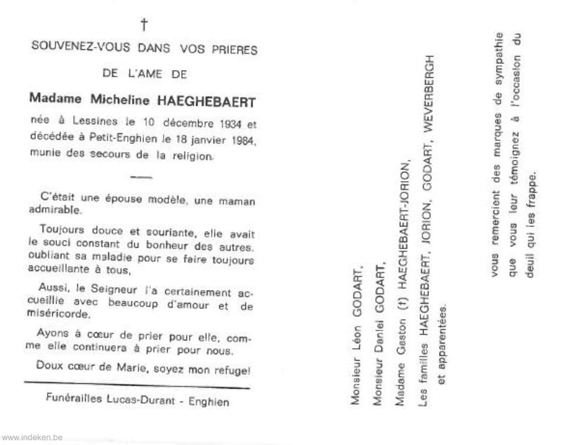 Micheline Haeghebaert