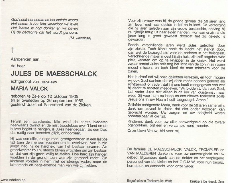 Jules De Maesschalck