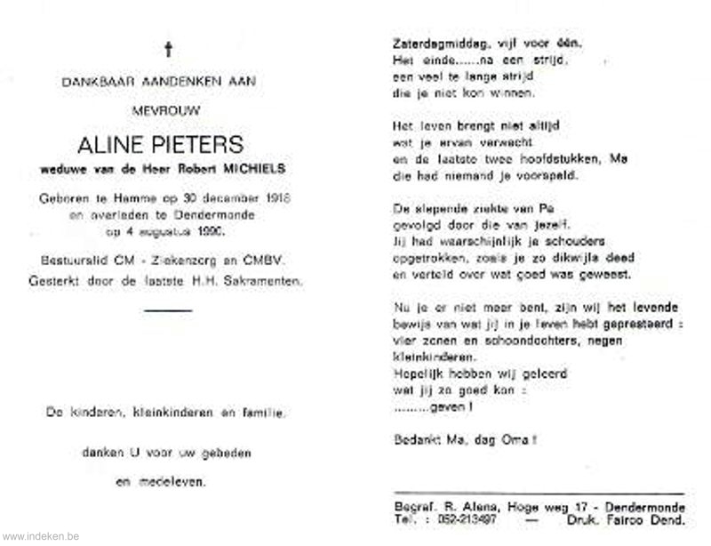 Aline Marie Josee Pieters