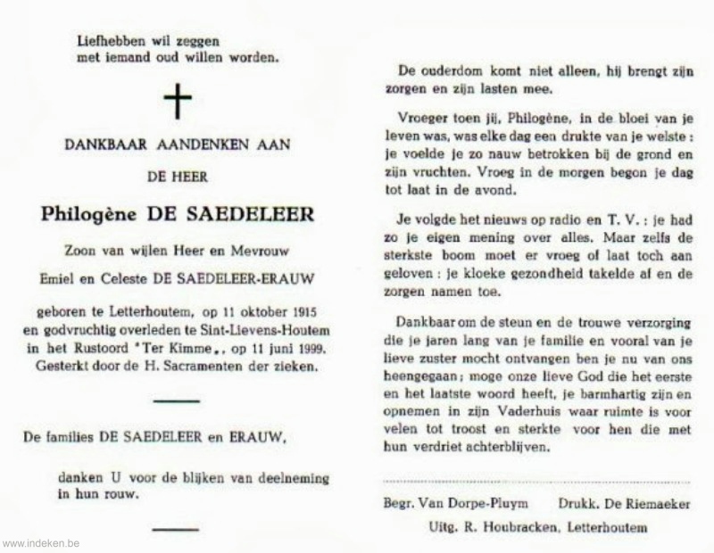 Philogène De Saedeleer