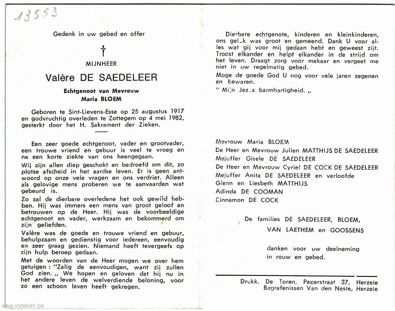 Valère Albert De Saedeleer