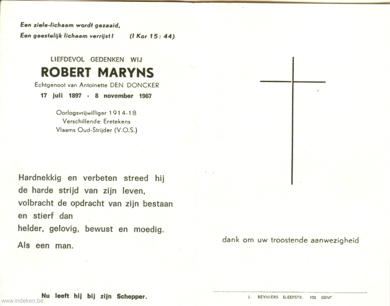 Robertus Mauritius Maryns