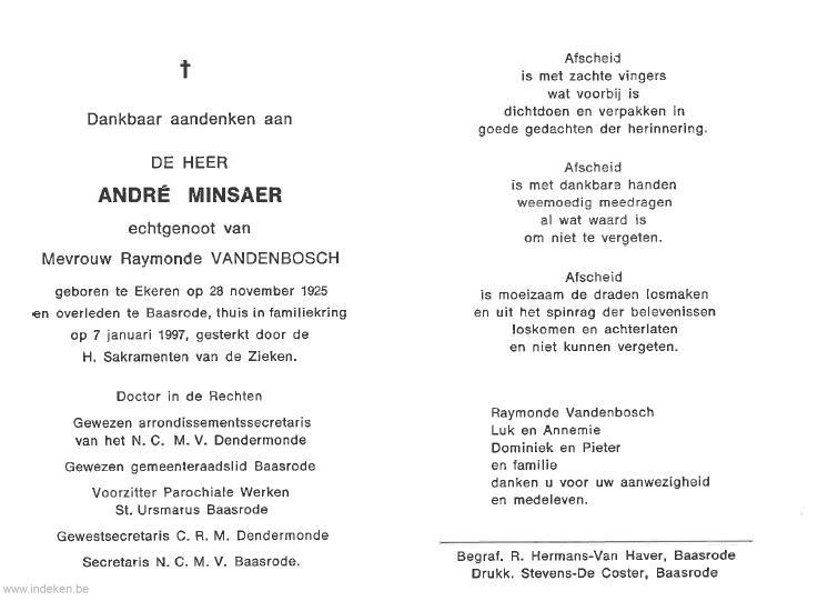 André Minsaer