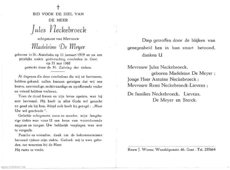 Jules Neckebroeck