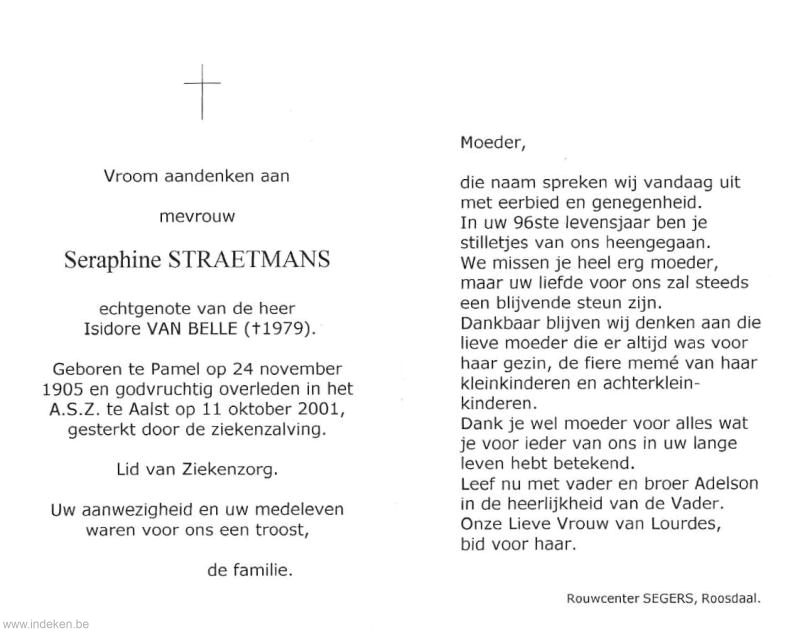Seraphina Ludovica Straetmans