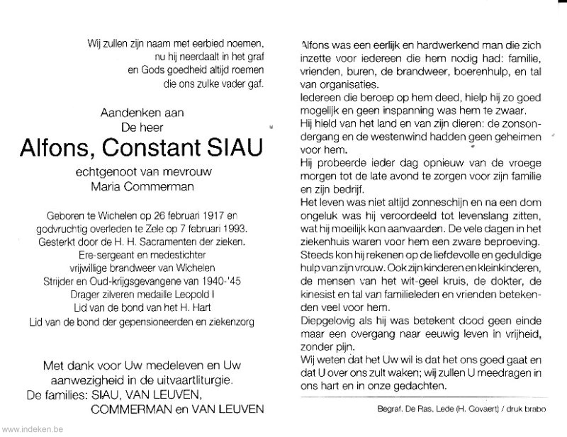 Alfons Constant Siau