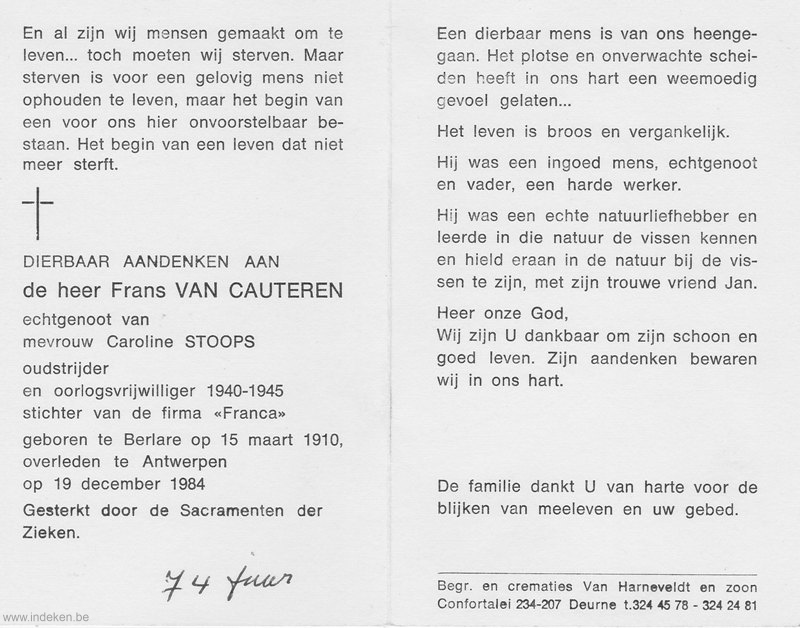 Frans Van Cauteren