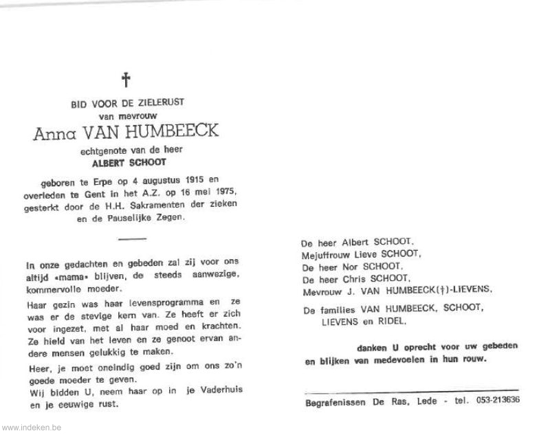 Anna Van Humbeeck