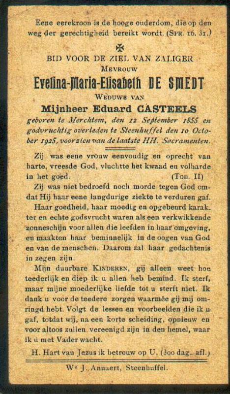 Evelina Maria Elisabeth De Smedt