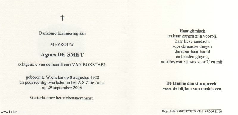 Agnes De Smet