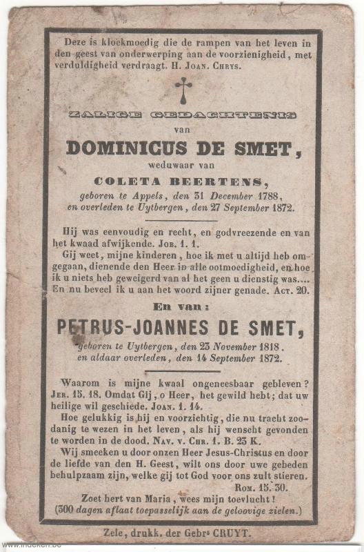 Dominicus De Smet