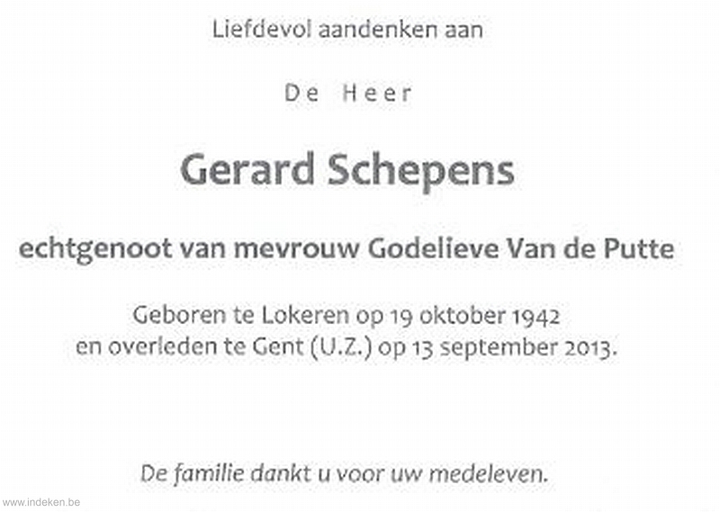 Gerard Schepens