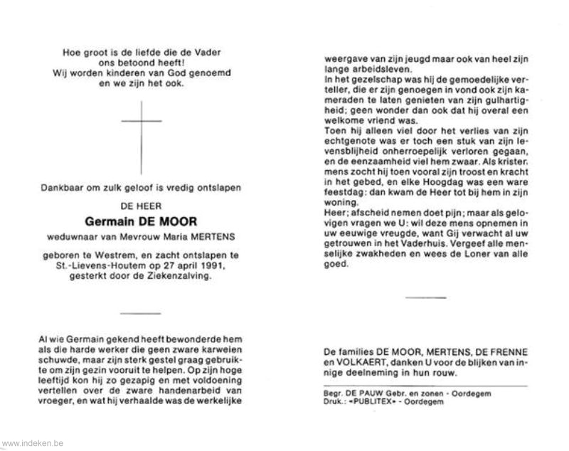Germain De Moor