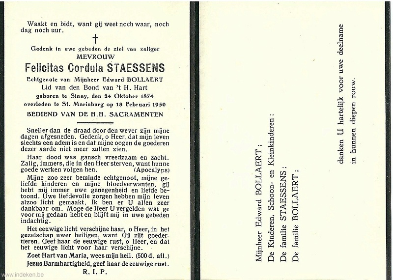 Felicitas Cordula Staessens