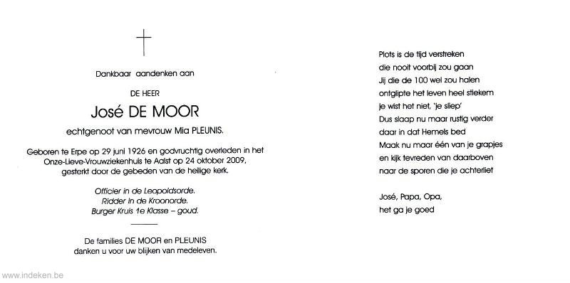 José Alphonse De Moor