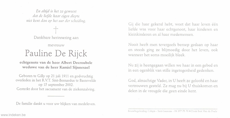Pauline De Rijck