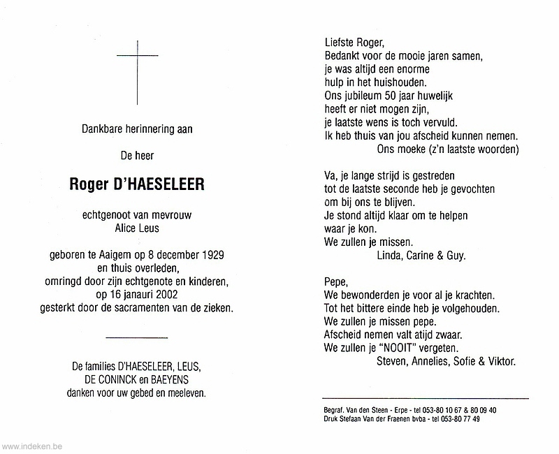Roger D Haeseleer