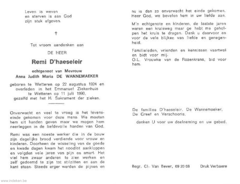 Remi D Haeseleir