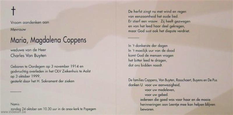 Maria Magdalena Coppens