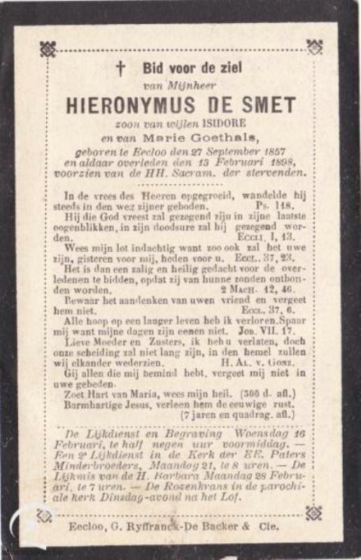 Hieronymus De Smet