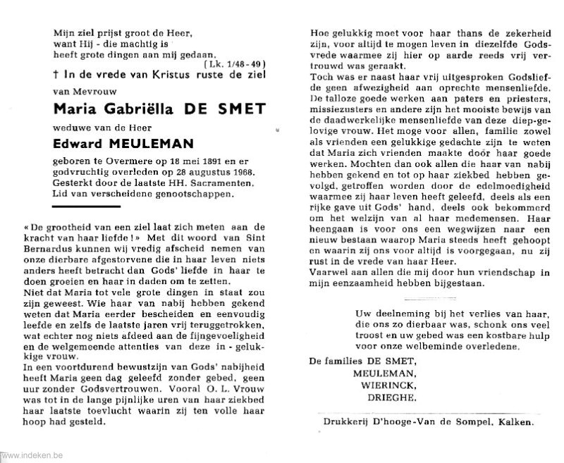 Maria Gabriëlla De Smet