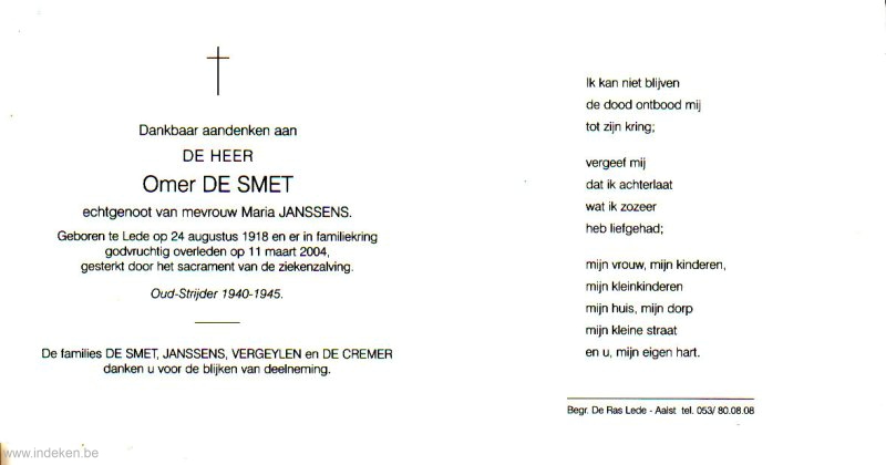 Omer De Smet
