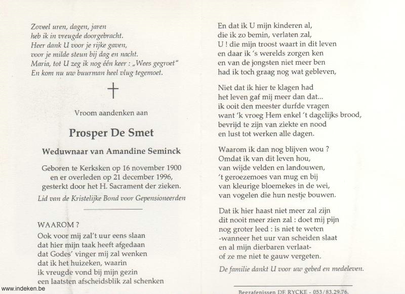 Prosper De Smet