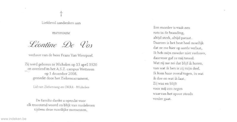 Leontine De Vos