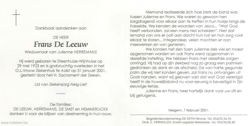 Frans De Leeuw