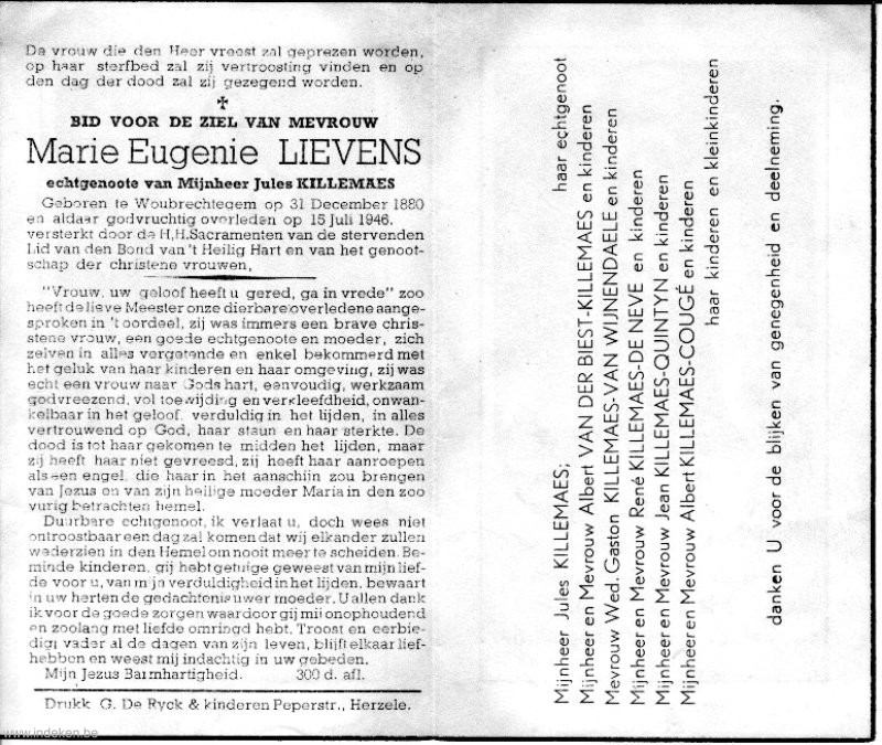 Marie Eugenie Lievens