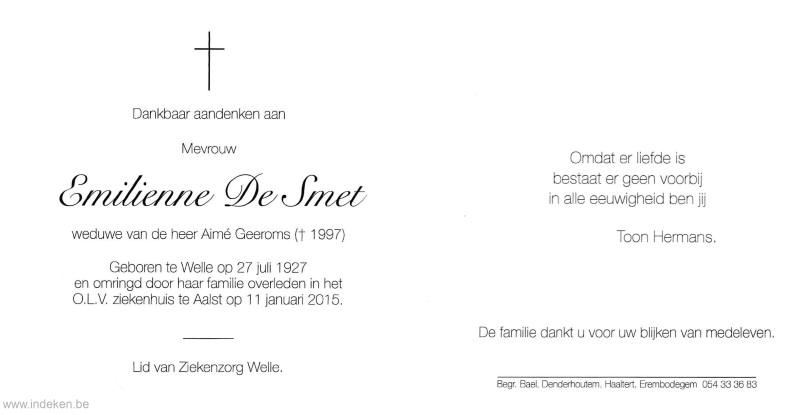Emilienne De Smet