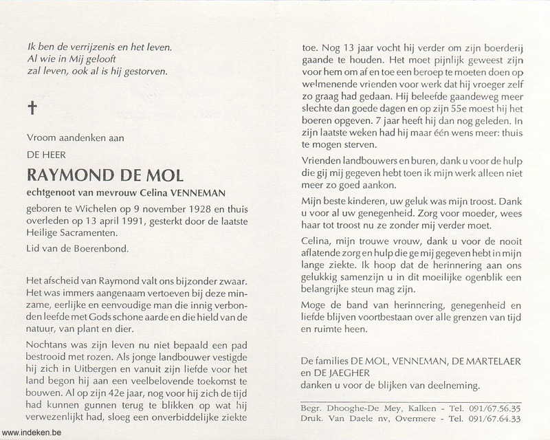 Raymond De Mol