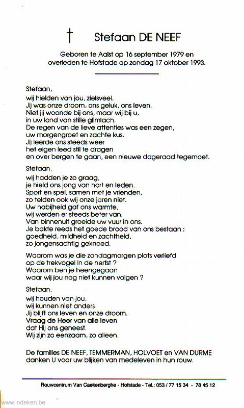 Stefaan De Neef