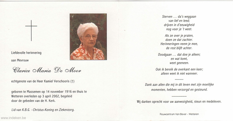 Clarice Maria De Moor